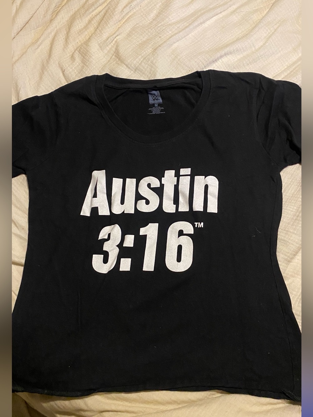 WWE womens stone cold austin 3:16 tshirt M wrestling